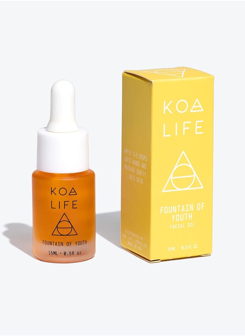 KOA LIFE KOA LIFE Anti-Aging Set - Anti-Aging Facial Oil, Deep Hydration, Rosehip Oil, Gua Sha Massage Stone, Organic Ingredients, Allergen Free - 0.5 Oz  - Image 2