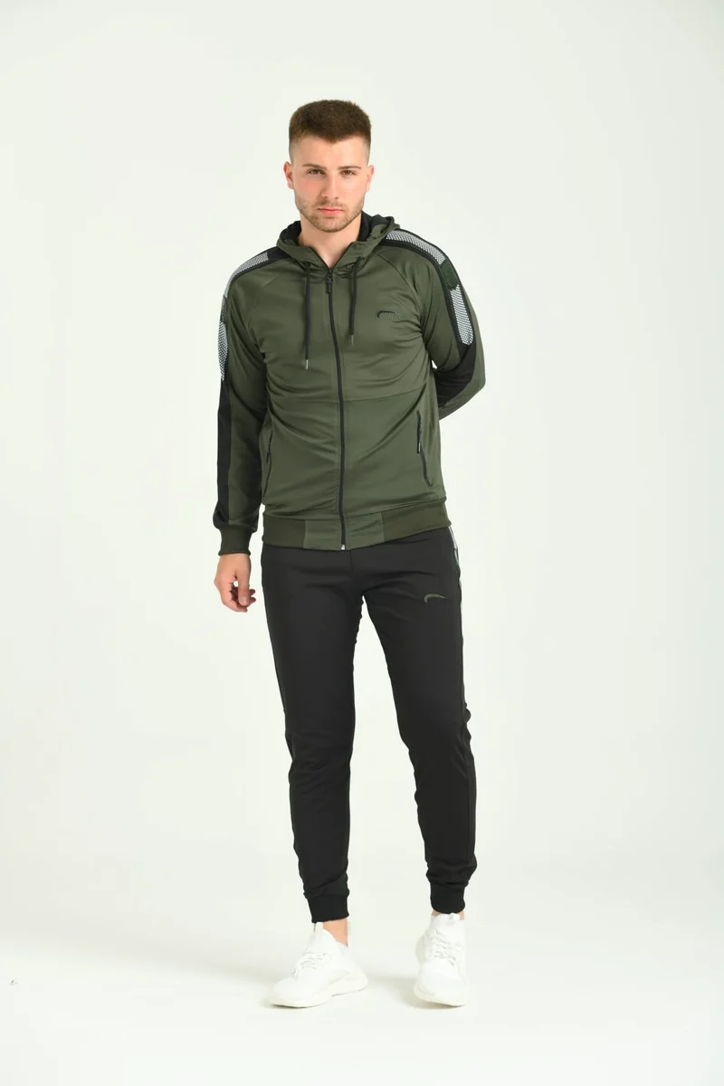 كرامب سبور Sleeve Printed Diving Fabric Tracksuit Set