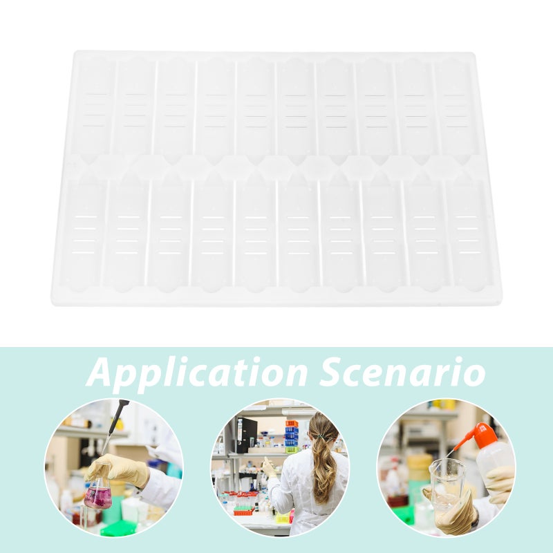 Microscope Slide Staining Holder Slide 20-slot Storage Holder Rack For Experiment - Image 4