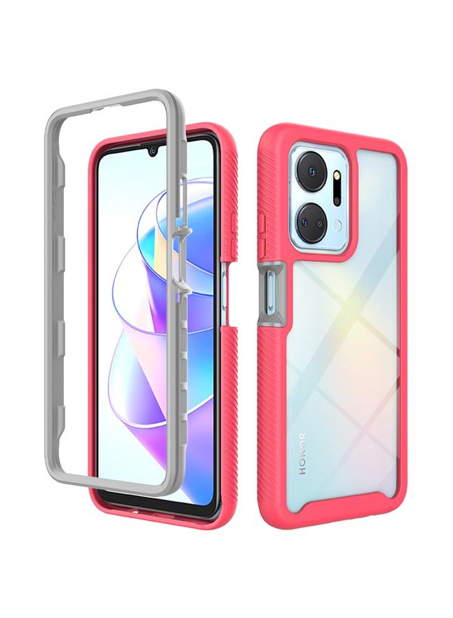 جرين تايجر جراب لهاتف Honor X7a Starry Sky بلون سادة مقاوم للصدمات من مادة TPU الشفافة لهاتف الكمبيوتر الشخصي - Image 1