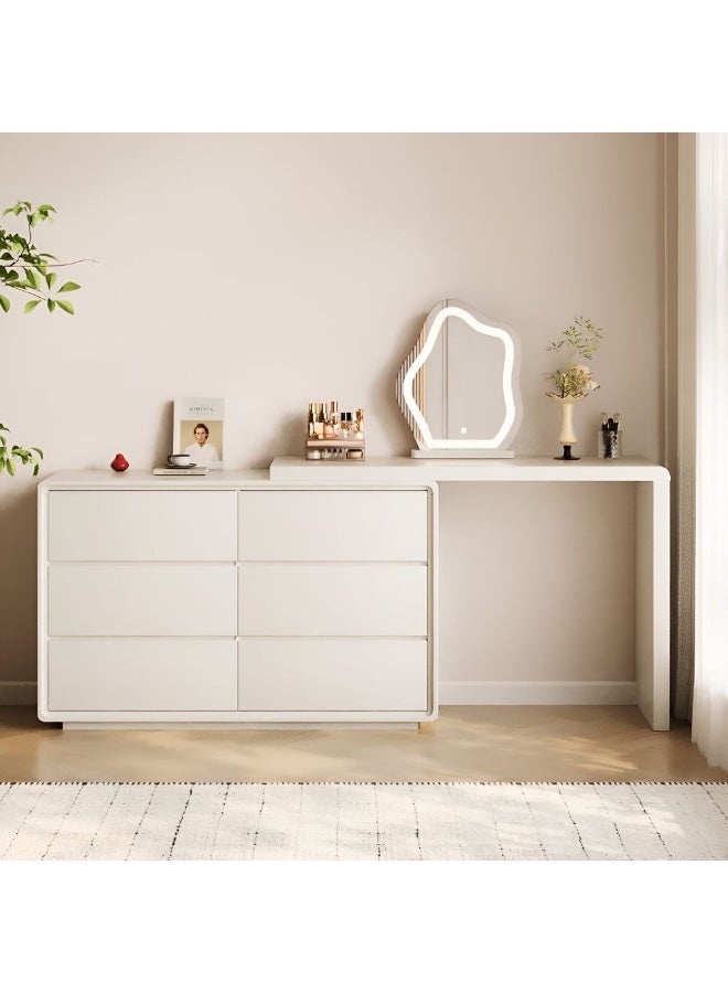 Baytonia Dressing Table Lorena without Mirror - Cream - Image 1