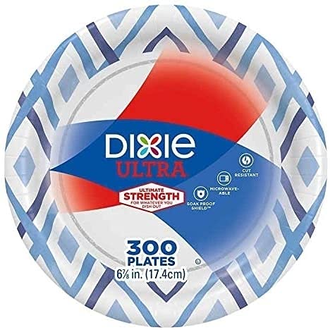 Dixie Ultra Paper Plate  6-7/8 Inch  300 Count - Image 1