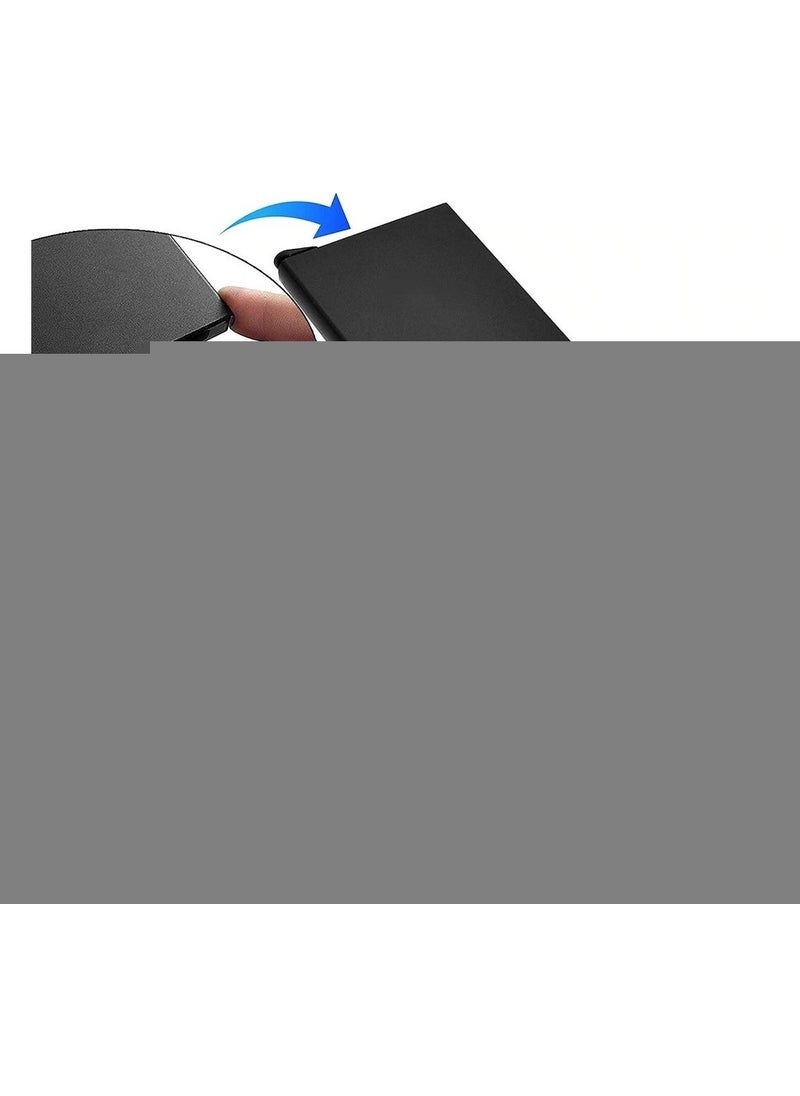 EMEK حامل بطاقات ائتمان معدني آلي سيكرِد بتصميم مMinimalist محمي بتقنية RFID  - Image 4