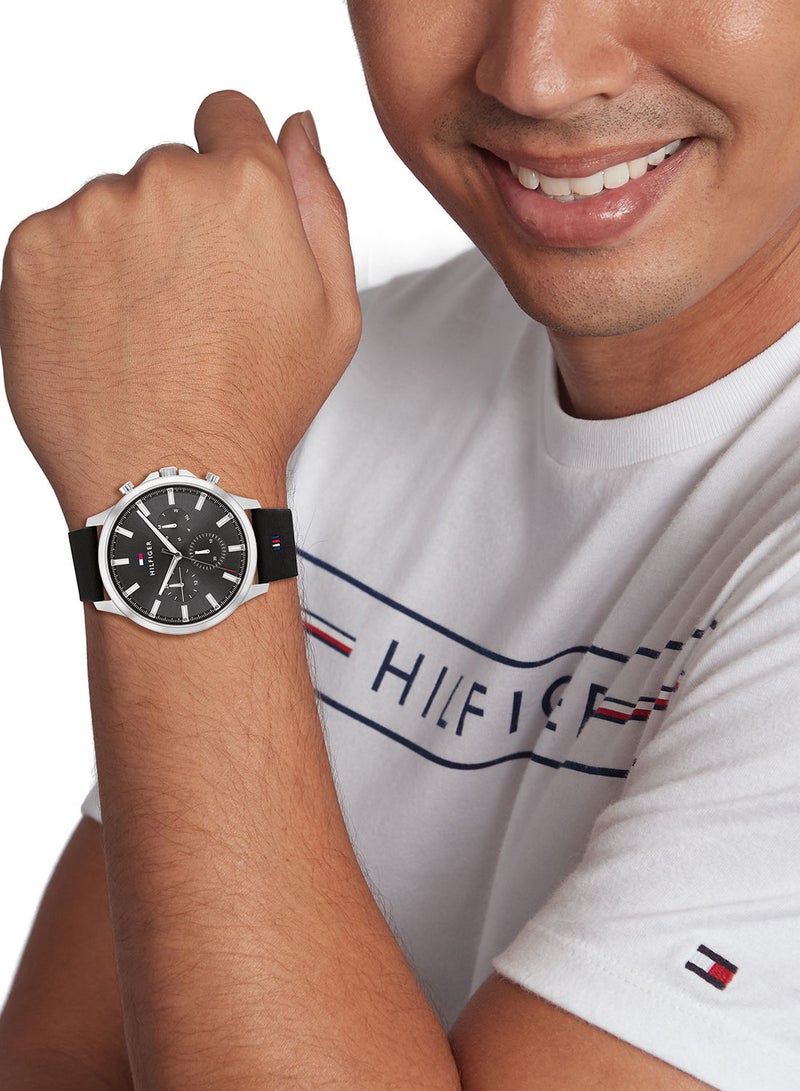 TOMMY HILFIGER ساعة يد جلدية انالوج 1710495 - Image 4