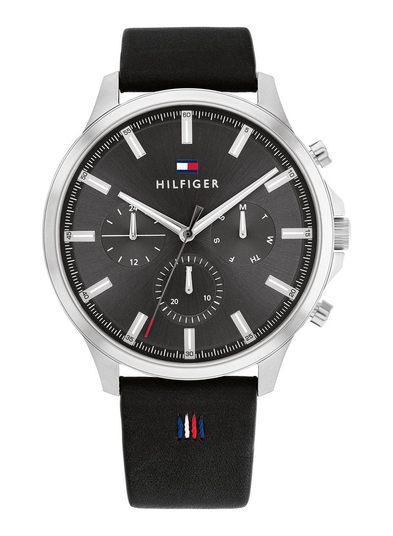 TOMMY HILFIGER ساعة يد جلدية انالوج 1710495 - Image 1