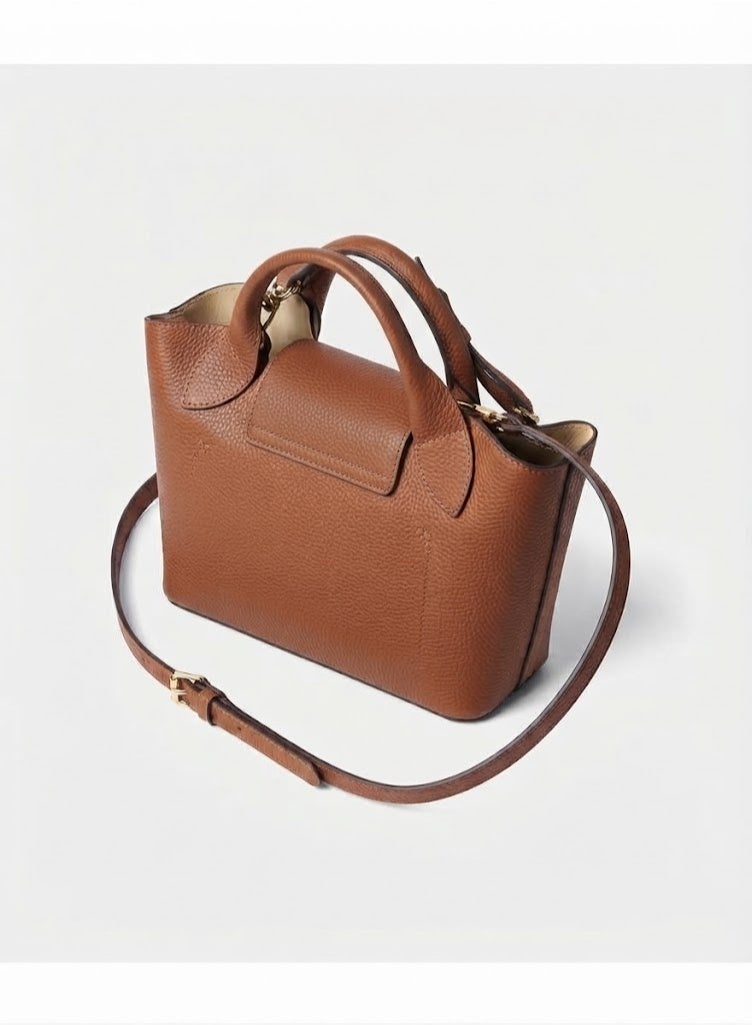 Longchamp EPURE XS Women’s Small Leather Crossbody Bag – Brown - Image 4