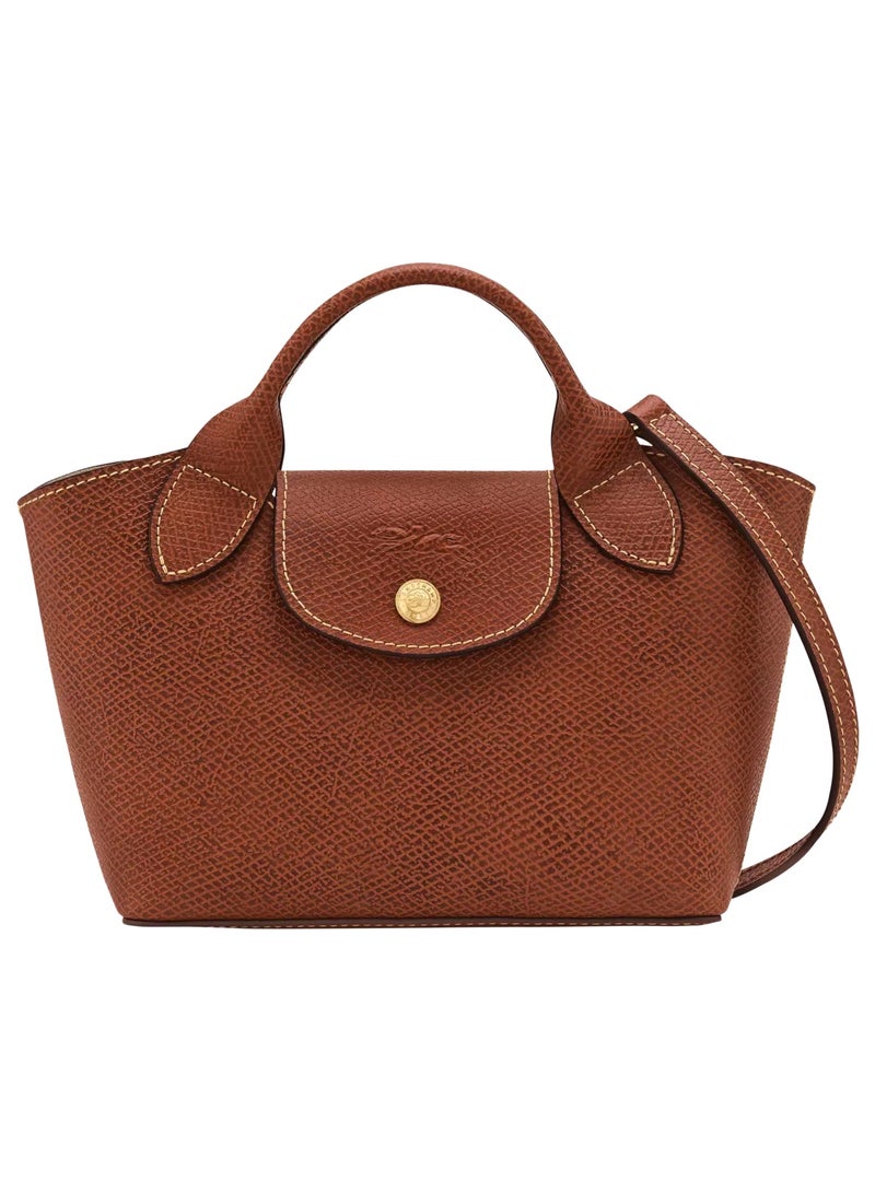 Longchamp EPURE XS Women’s Small Leather Crossbody Bag – Brown - Image 1