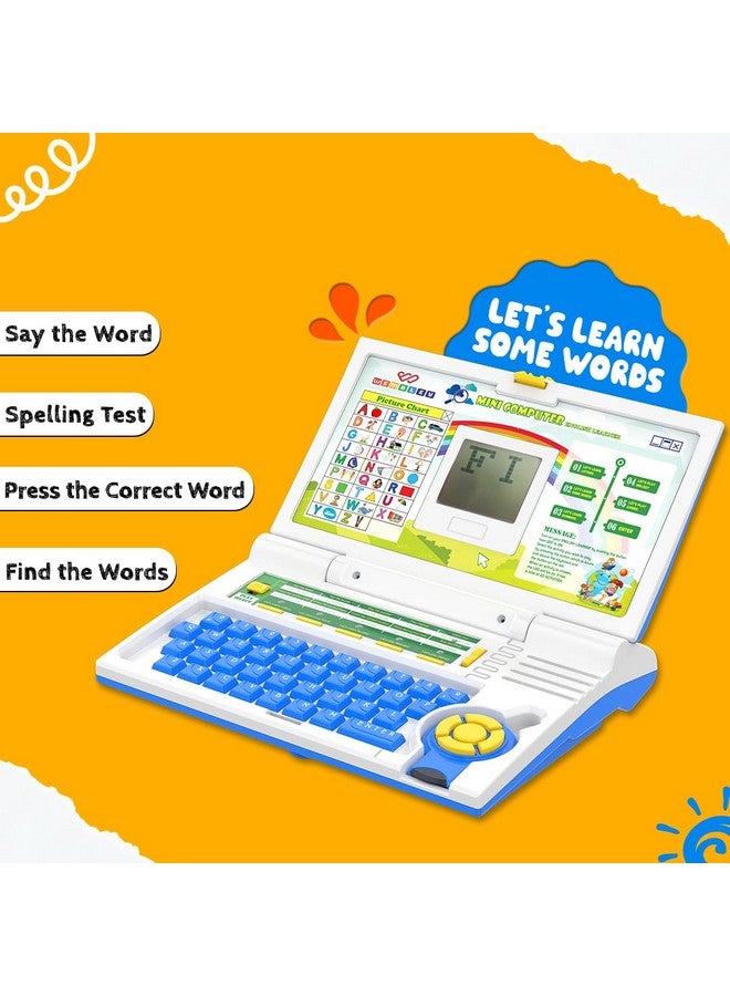 Wembley Educational Kids Laptop for 2-5 Years Boys Girls Computer Toys for 3 Years Ideal Birthday Gift Fun Activity Learning Alphabet, Letter, Words, Games, Mathematics, Music, Logic Memory Tool - Image 5