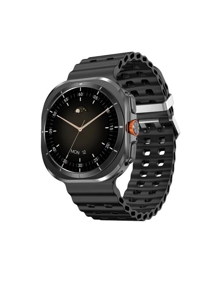 Ultra 7 Smart Watch, 3D Vision Bluetooth Call Wireless Charging DT Watch, Waterproof Comfortable Lightweight Smart Wrist Watch For Men And Women, (1pc, Black) - Image 1