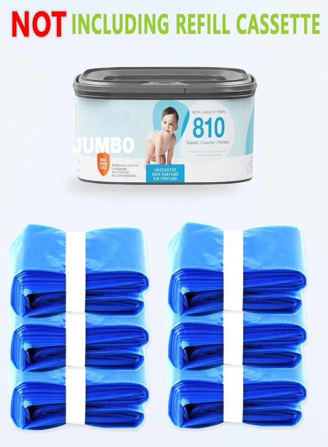 AIMIDODO 6pcs 26FT Compatible with Diaper Genie Pails Jumbo Diaper Pail Refills Classic/Compact/Select 1620 Count - Image 3