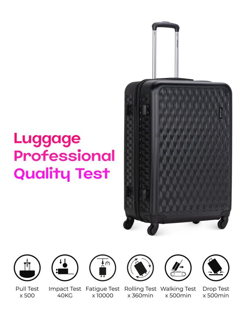 فيبتور طقم عجلات دوارة ذات جوانب صلبة مكون من 4 قطع مع قفل بأرقام مقاس 20،24،28،32 بوصة - Image 4