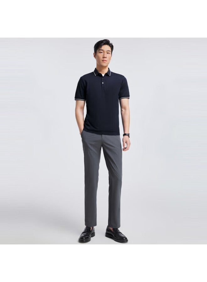 Youngor [four-way Stretch] 26 New Lightweight Straight-leg Easy-care Trousers, Gray-green, L (175/80a) - Image 1