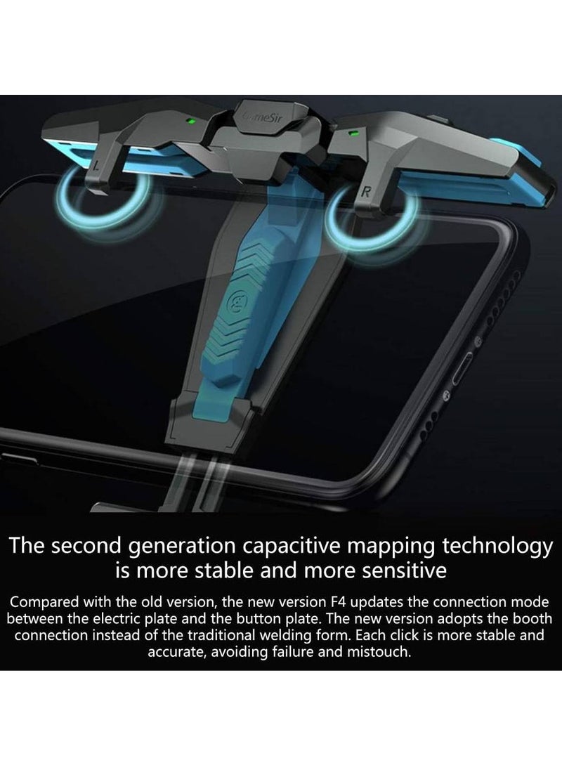 GENNEXT Mobile Game Controller F4 Falcon Zero Latency Foldable Gaming Trigger  - Image 2