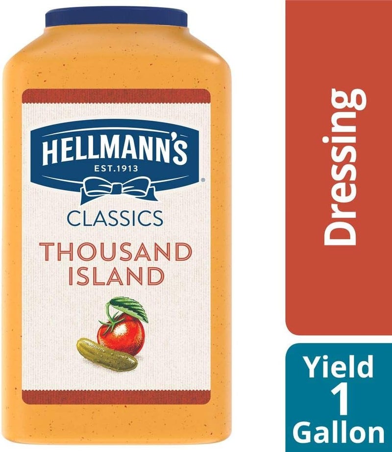 Hellmann's صلصة سلطة هيلمانز كلاسيكز جزيرة الألف جزيرة - خالية من الجلوتين، 1 جالون - Image 4