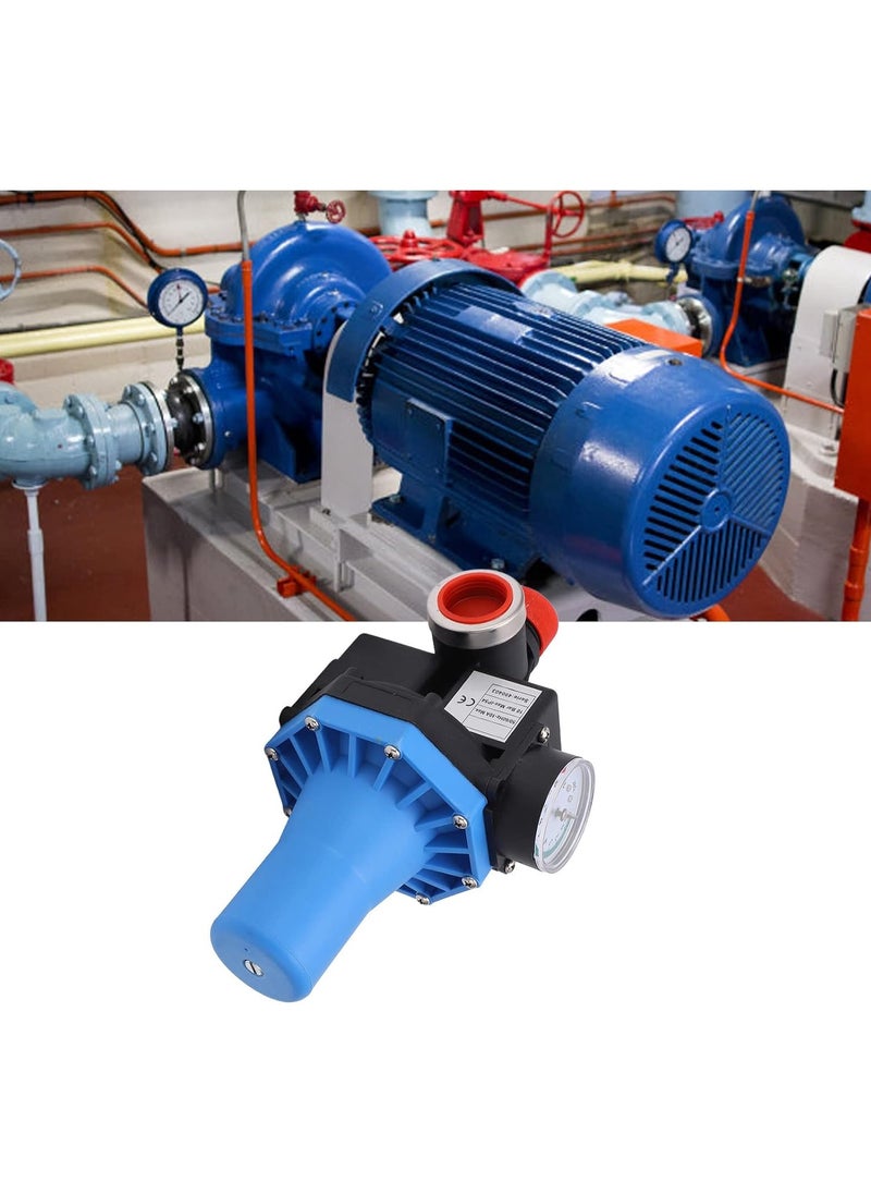 Water Pump Pressure Controller Waterproof Adjustment Automatic Water Pump Control Switch with Single Way Valve(220V-240V)