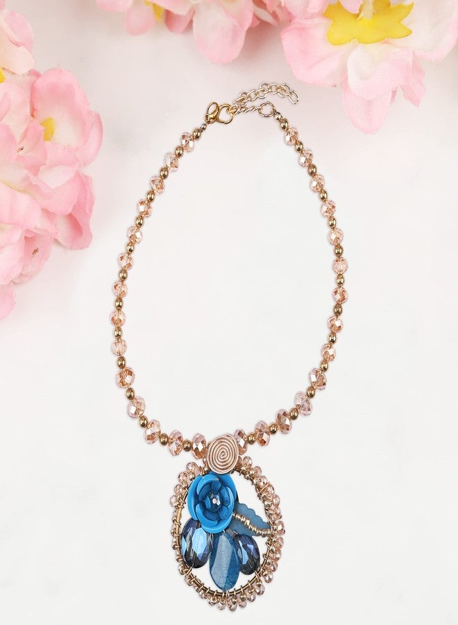 STRIPES essentials Latest Western Multilayer Chain Modern Fancy Pendant Trendy Stylish Necklace for Women and Girls - Image 5