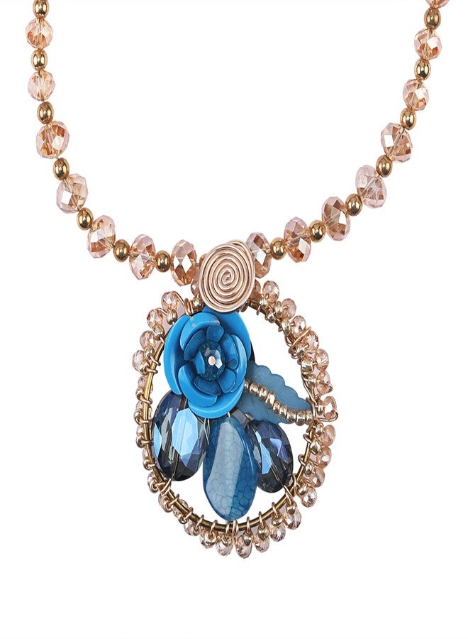 STRIPES essentials Latest Western Multilayer Chain Modern Fancy Pendant Trendy Stylish Necklace for Women and Girls - Image 3