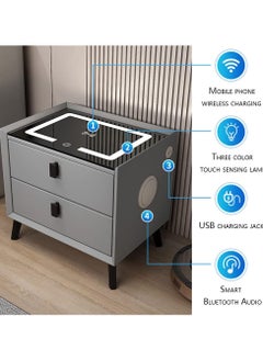 Smart Bedside Table Multifunctional Wireless Charging USB Port and Bluetooth Speaker for Home Living Room Bedroom Hotel Office - pzsku/ZFEAE6B5F60B71FD6F942Z/45/_/1740504355/9e123674-ff51-4e81-9656-669e7a64259c