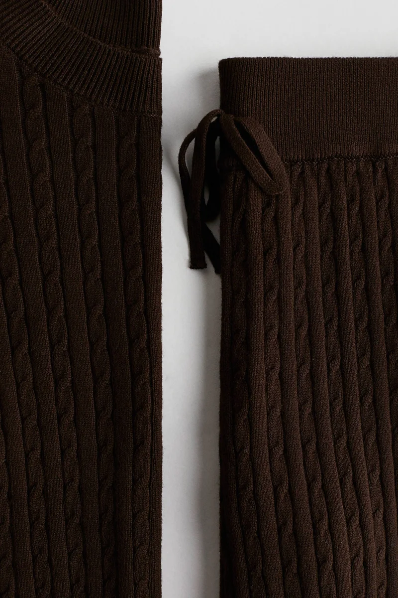 H&M 2-piece cable-knit set