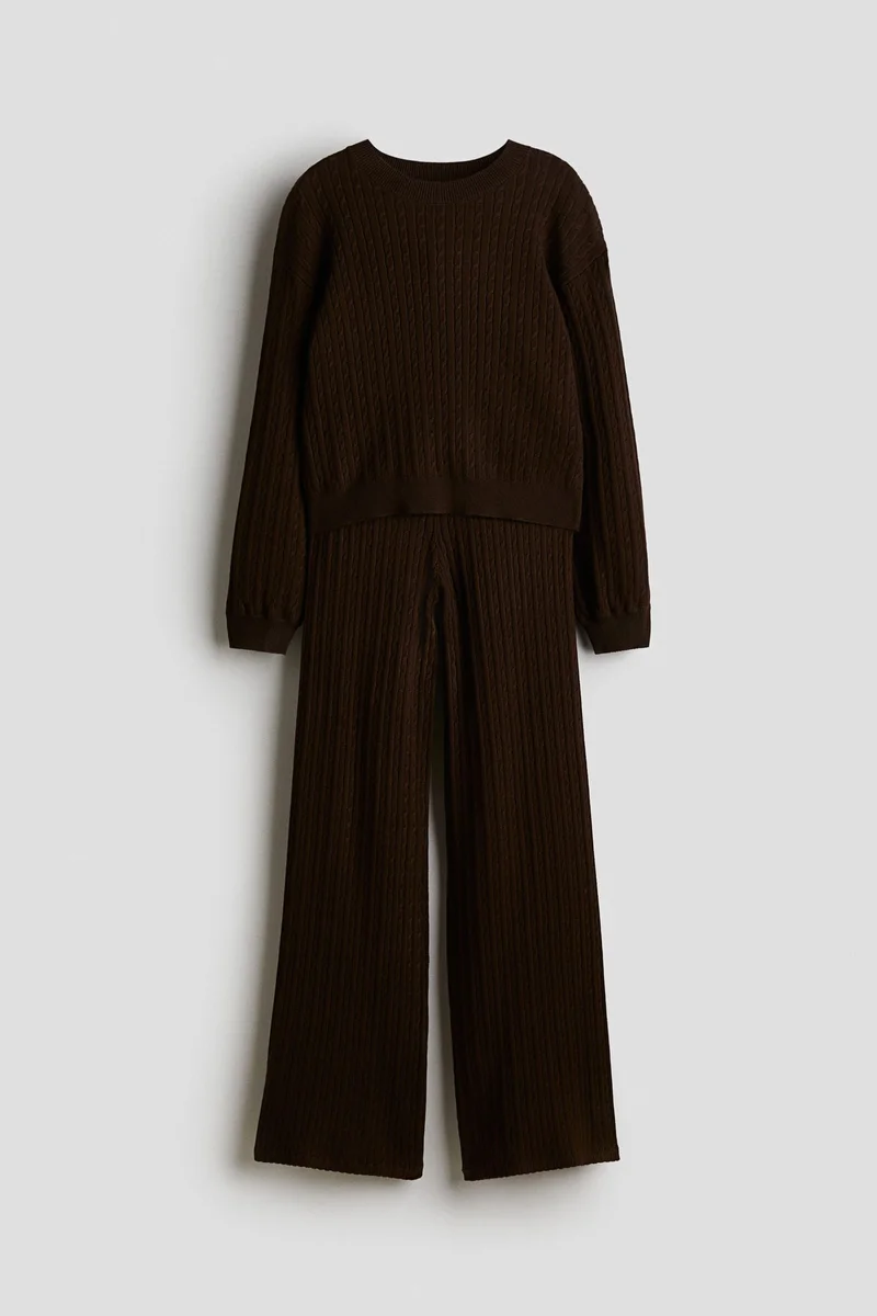 H&M 2-piece cable-knit set