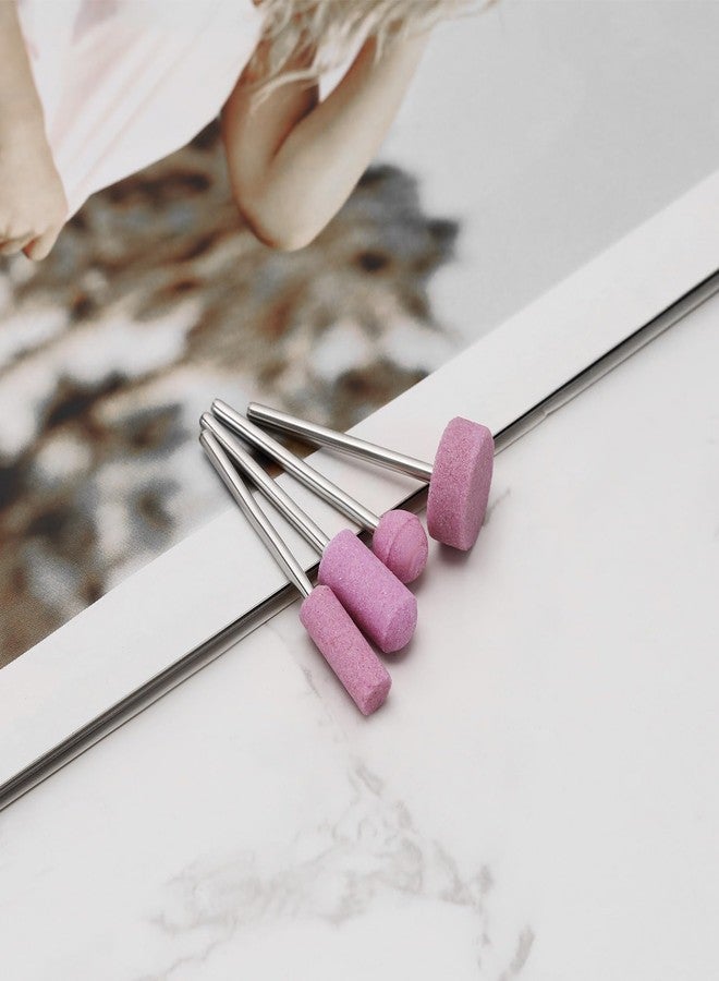 Create idea 2 Set/24pcs Nail Drill Bits Set Nail Art File Bits Tools Quartz Nail Drill Heads Manicure Accessories 2.35mm Shank for Manicure Pedicure Nail Polishing Burr - Image 5