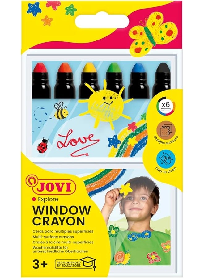 جوفي  ديكور جلاسس رووند تيب تويست كرايونس سيت بييكيس