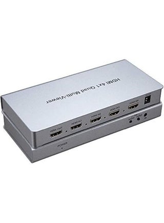 جهاز عرض متعدد 4X1 HDMI – عرض 4 شاشات في وقت واحد مع محول سلس، دعم كامل HD 1080P و3D، 5 أوضاع لأجهزة الكمبيوتر والبلايستيشن وأقراص DVD والريسيفر - pzsku/ZFEAEA464D56BA98DDF42Z/45/1758799998/1228f8d8-6f55-40cd-ab1d-c2352bcc1e91