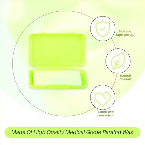 Dentosmile (Lemon Flavored) Orthodontic Wax For Braces/Patient Relief Wax Dental Wax For Braces Support Wax To Relieve Irritation And Pain - 5 Strips Per Box (1) - Image 5