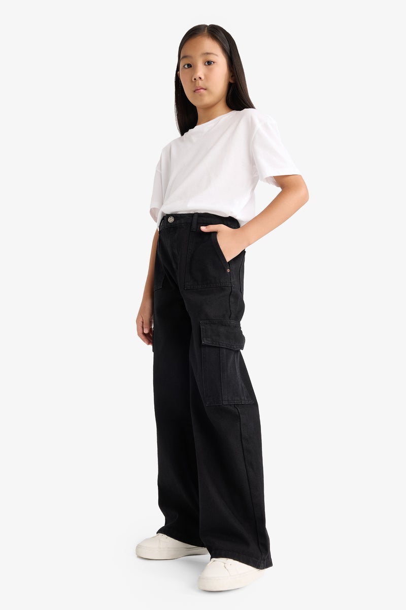 DeFacto Grey Girl Jean Trousers Casual - Image 2