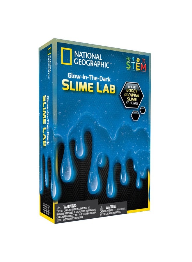 ناشيونال چيوغرافيك مختبر العلوم DIY - اصنع سلايمًا متوهجًا مع ناشيونال جيوغرافيك (أزرق) - Image 1