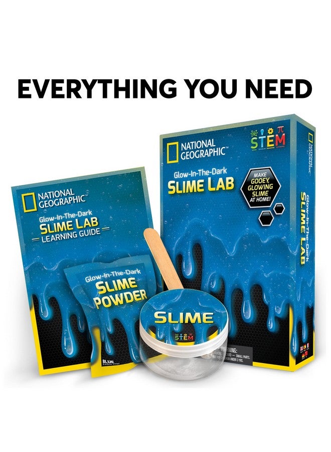 ناشيونال چيوغرافيك مختبر العلوم DIY - اصنع سلايمًا متوهجًا مع ناشيونال جيوغرافيك (أزرق) - Image 4
