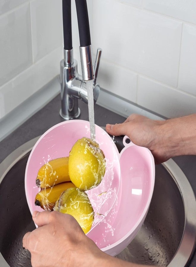 RASOFAB Zwerlin Snail Shape Drain Basket Vegetable and Fruit Washer, Snail-Shaped Berry Washer Spinner Bowl, Portable 2-in-1 Drainer & Washing Basin for Home Kitchen, Salad Prep, Cleaning, Sink Colander Tool - Image 5