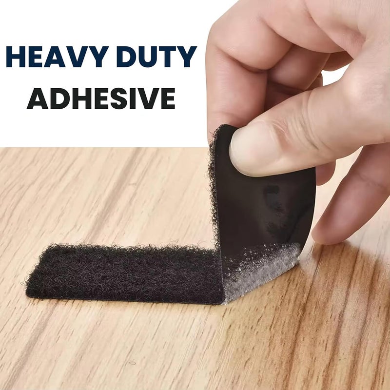 BLINE Premium Self Adhesive Hook and Loop Tape | Heavy Duty Nylon Strips Hook and Loop Tape for Home, Office, School, Car | Multipurpose Hook and Loop Tape with Adhesive | 25MM | (5 Meter, Black) - Image 4