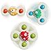 ALASOU 3PCS Suction Cup Spinner Toys for 1 2 Year Old Boy Girl Birthday GiftSpinning Top Baby Bath Toy for Kids Ages 13Sensory Airplane Travel Toy Easter Basket Stuffers for Toddlers Infant - Image 3