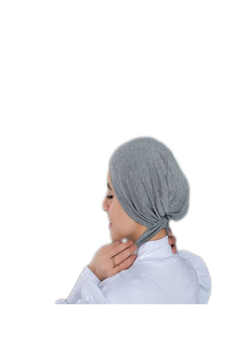 Fatah Cotton Headband for Women - Grey - Image 2