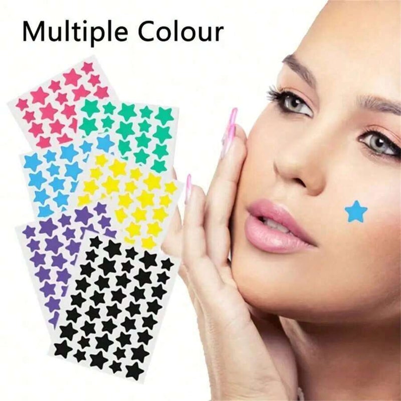 480 Pieces/12 Sheets, 240 Pieces/6 Sheets, 40 Pieces/1 Sheet - Face Star Stickers, Halloween & Christmas Decorative Stickers, Colorful Party & Photo Decorations, Room & Office Accessories, Travel Essentials, Affordable & Practical Gifts - Image 3