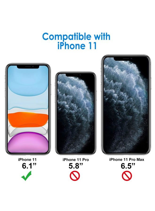 Jetech Case for iPhone 11 6.1-Inch, Non-Yellowing Shockproof Phone Bumper Cover, Anti-Scratch Clear Back (Clear) - Image 2