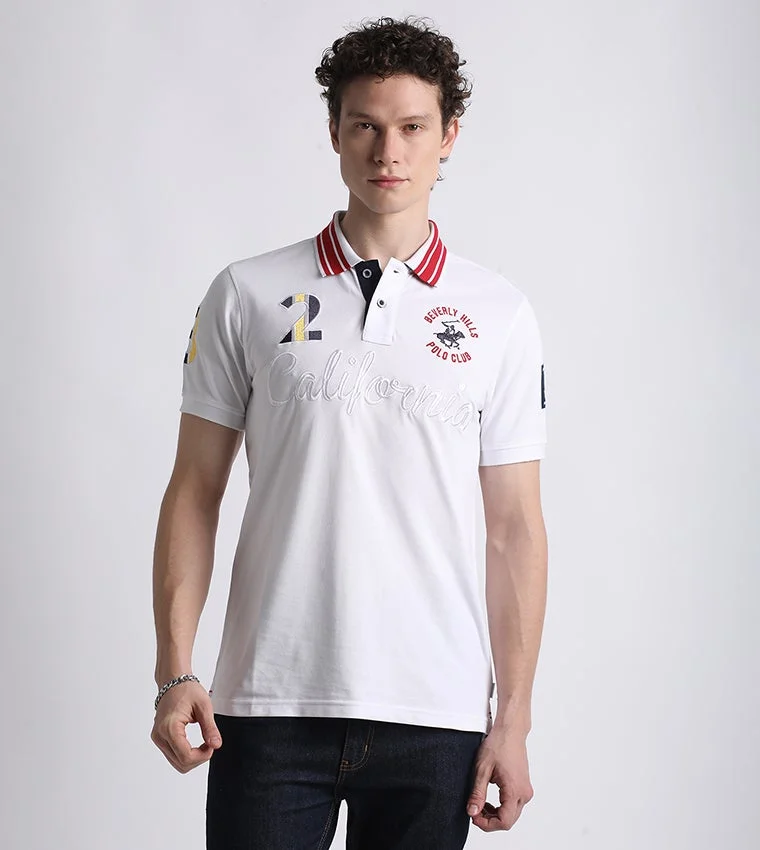 Beverly Hills Polo Club Embroidered Short Sleeves Polo T-Shirt