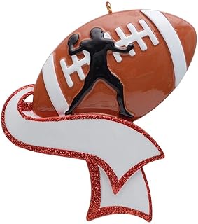 MAXORA MAXORA Football Boy Christmas Ornament Personalized Football Player Ornament Christmas Keepsake Gift for Team Athlete  - Image 1
