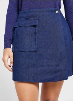WHISTLES High Waist Wrap Skirt  - Image 3
