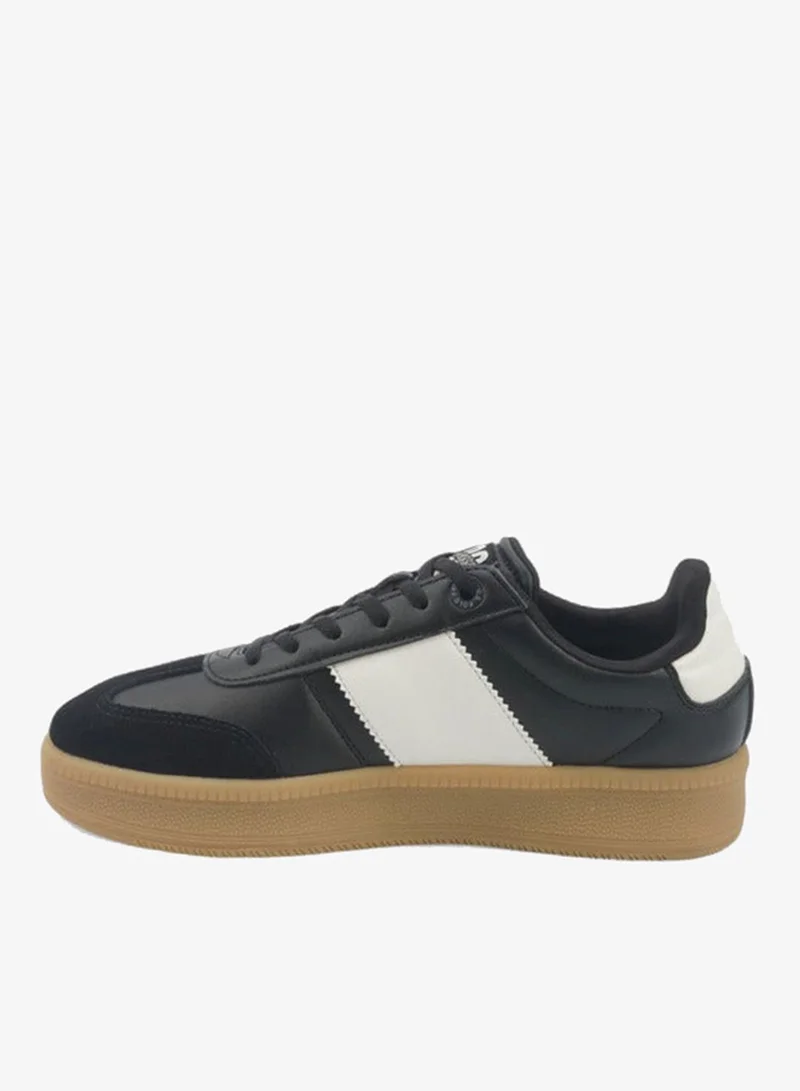 U.S. Polo Assn. BLACK Women's Panelled Lace-Up Sneakers for Women | Best Price UAE