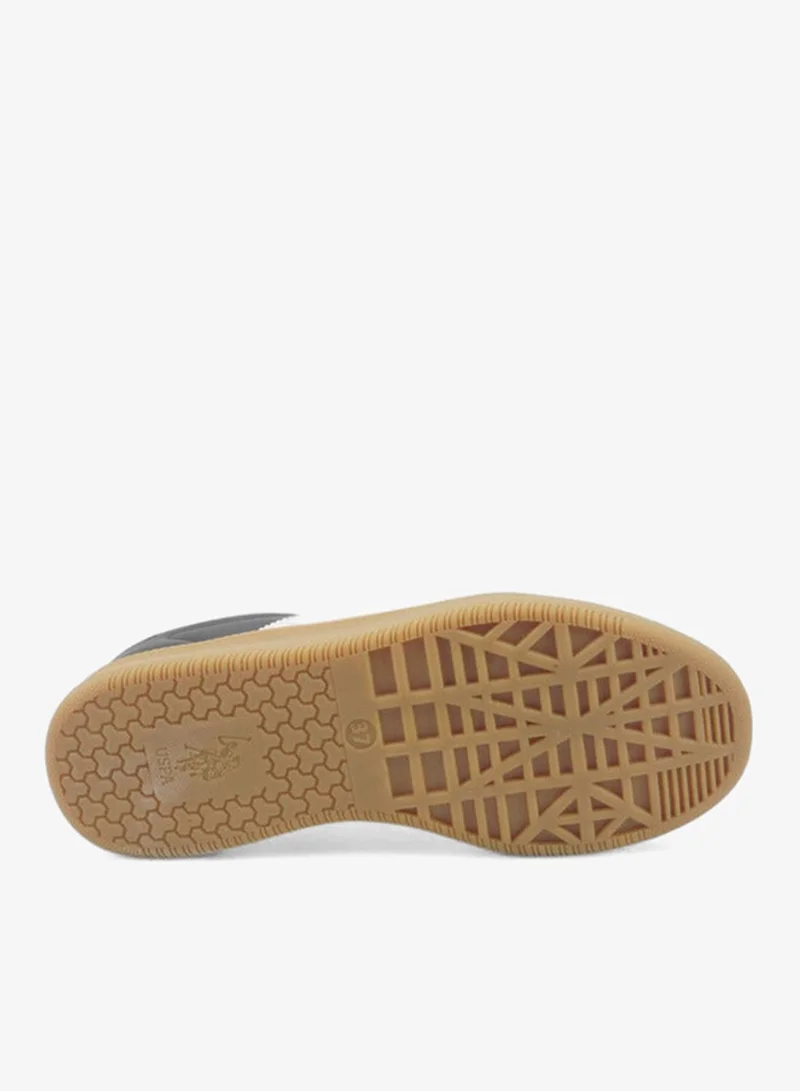 U.S. Polo Assn. BLACK Women's Panelled Lace-Up Sneakers for Women | Best Price UAE