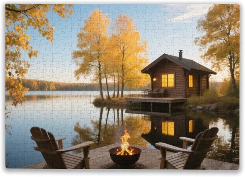 1000 Pieces Wooden Puzzle For Adults Retro Colorful Educational Family Fun - Image 1