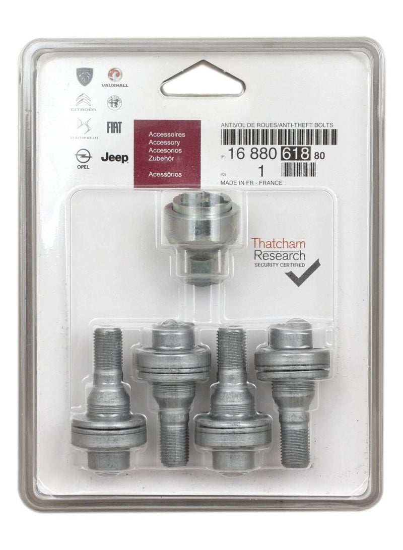 DS Automobiles DS - Anti-Theft Bolts For Alloy Wheels - Image 1