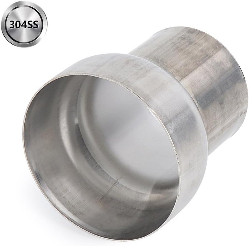 A-KARCK Exhaust Adapter Connector 3" OD to 4" OD, 304 Stainless Steel Exhaust Pipe Reducer - Image 3