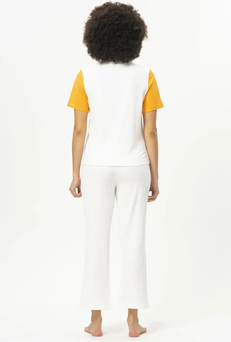 UNITED COLORS OF BENETTON W20408 Bicolor Women's Pajama Top