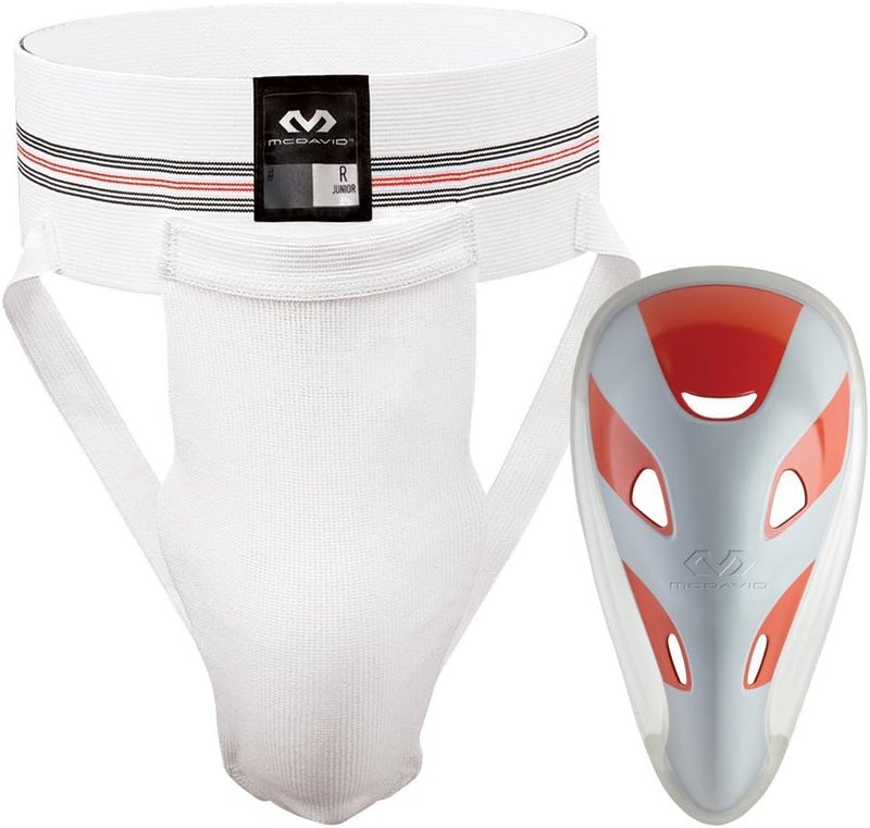 Mc David Classic Protective Cup for Superior Support and Comfort, Athletic Cup for Hockey Baseball Softball Wrestling Football Cups for Youth Boys and Adults Groin Protection - Image 1
