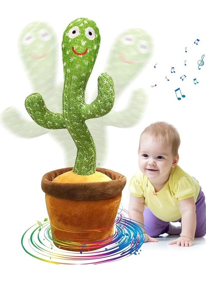 Bear Dancing CactUS Toys, Recording CactUS, Singing CactUS Toy, Talking CactUS PlUSh Toy For Home Decoration And Children Playing, Best CactUS Gift For Your Baby Including 120 MUSic  - Image 1