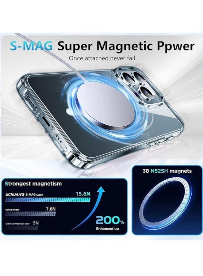 Compatible for iPhone 12 Pro Max Case, Ultra-Thin Shockproof and Anti-Yellow Clear Protective Cover for iPhone 12 Pro Max 6.7inch - Transparent  - Image 3