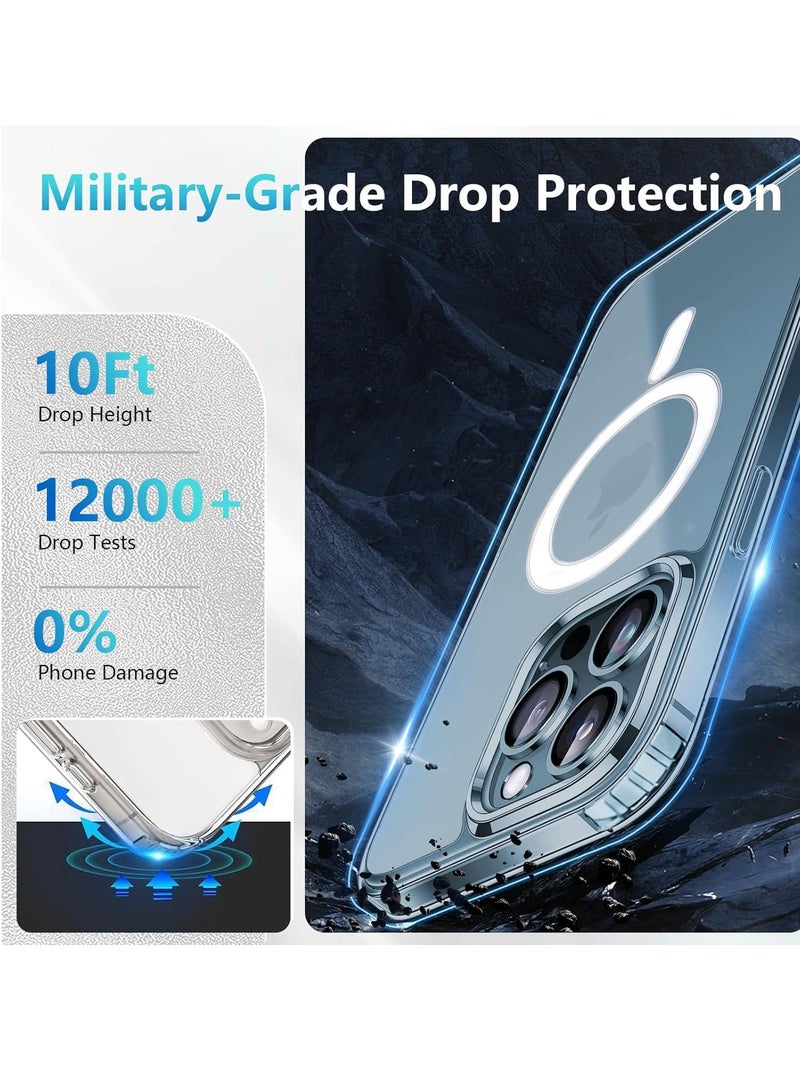 Compatible for iPhone 12 Pro Max Case, Ultra-Thin Shockproof and Anti-Yellow Clear Protective Cover for iPhone 12 Pro Max 6.7inch - Transparent  - Image 4